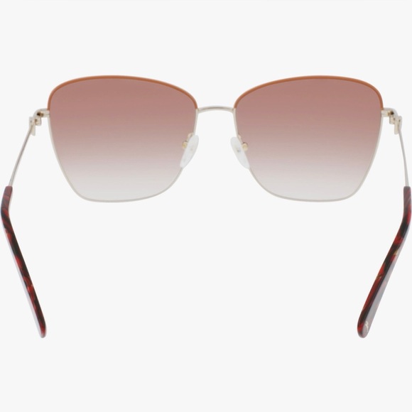 🛑SOLD🛑 Longchamp Amazone 59mm Rectangle Sunglasses - Picture 6 of 9